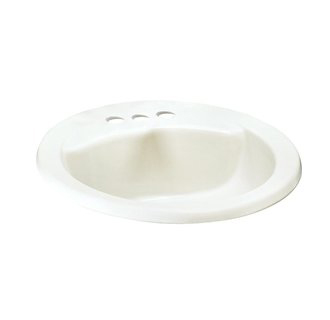 American Standard 0419.444EC Cadet Everclean+ Oval Sink - Linen (Pictured in White)